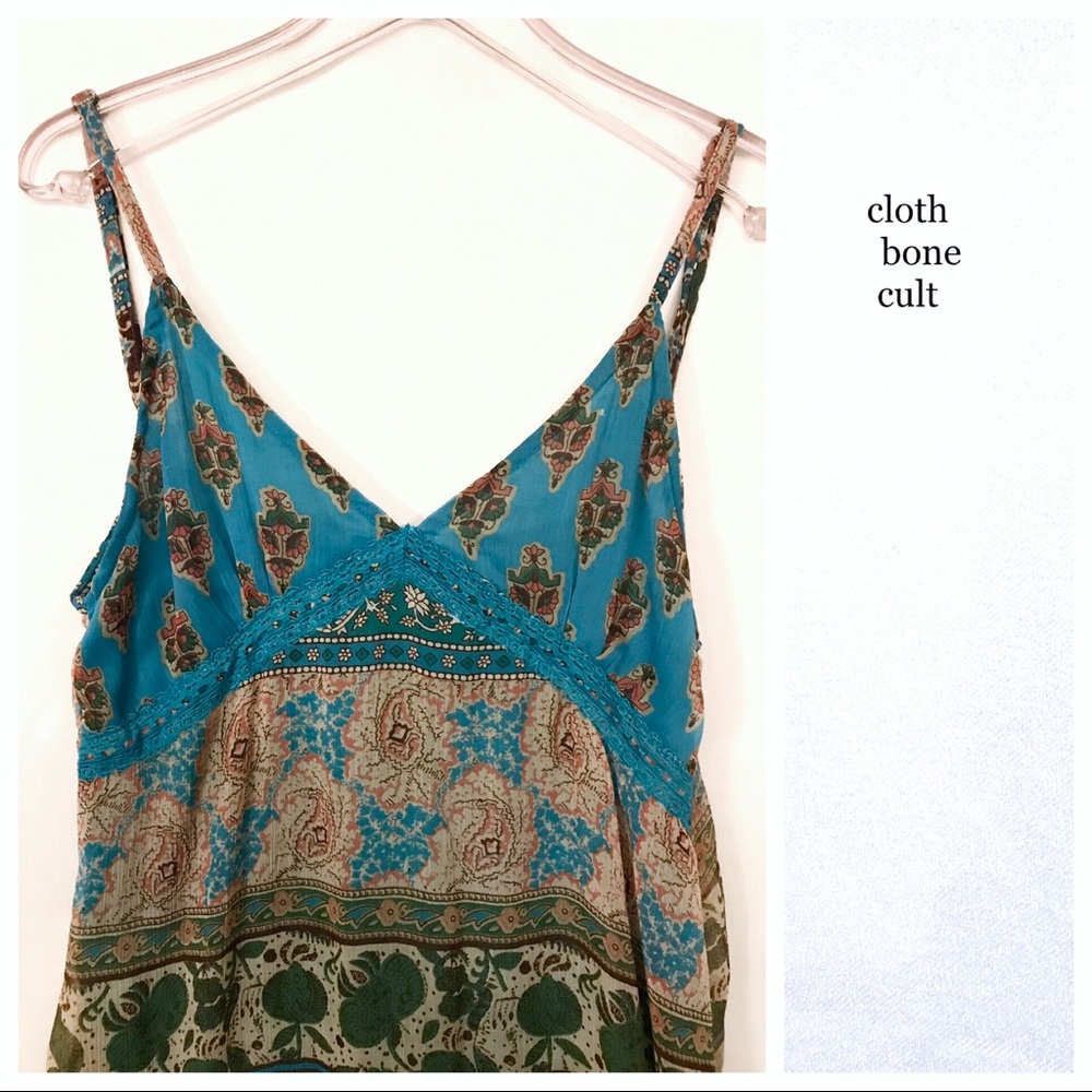 Light & Flowy Jewel-Tone Boho DRESS - Picture 3 of 8